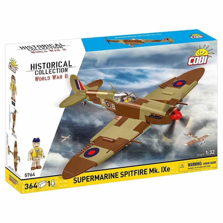 Конструктор Cobi Supermarine Spitfire Mk.IXe, 364 части