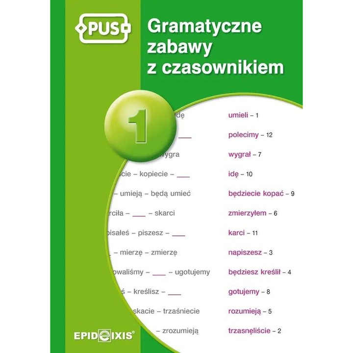Gramatyczne zabawy z czasownikiem, EPIDEIXIS