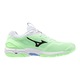 Pantofi sport barbati Mizuno Wave Stealth 6, piele ecologica/plasa, verde