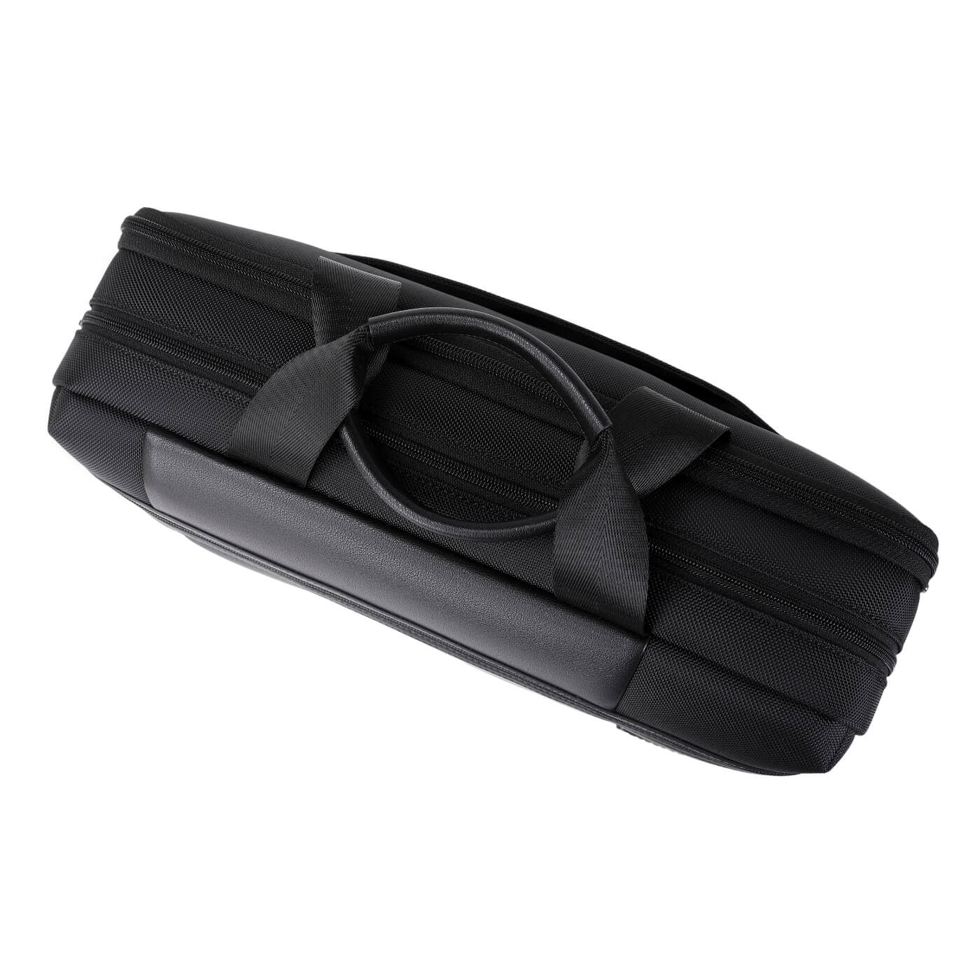 Geanta laptop MYBALO Lugano, 14", deschidere 180°, impermeabila, neagra, 19 l