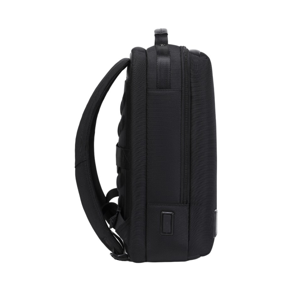 Ghiozdan 2in1 MYBALO Santander, capacitate 24l, pentru laptop 15,6", tableta 9", impermeabil, negru, 42x30x18cm