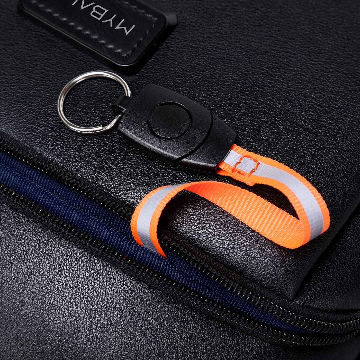 Rucsac business MYBALO Tenky Spectrum pentru laptop 15,6", compartiment tableta 9", port USB si USB-C, impermeabil, negru, 42x30x11cm, 13l