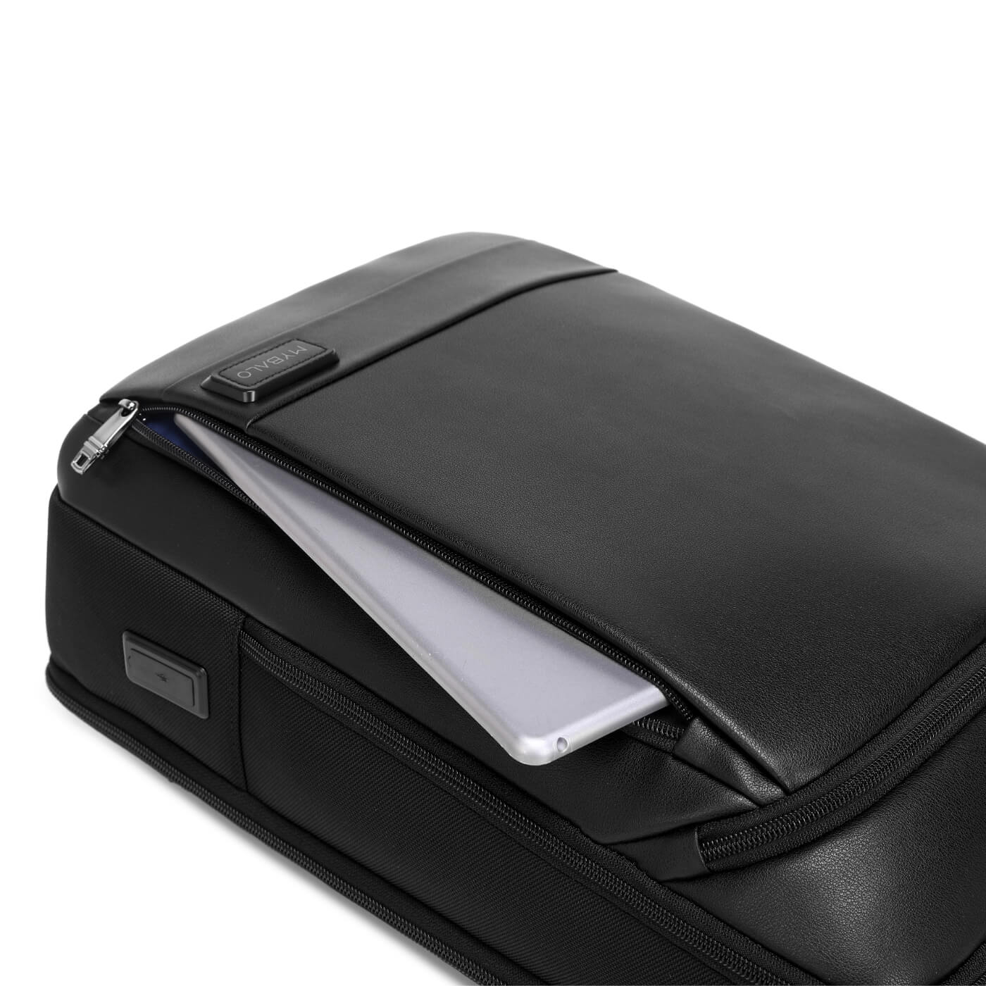 Rucsac business Milano, pentru laptop 15,6", deschidere 180°, port USB si USB-C, negru, 21 l