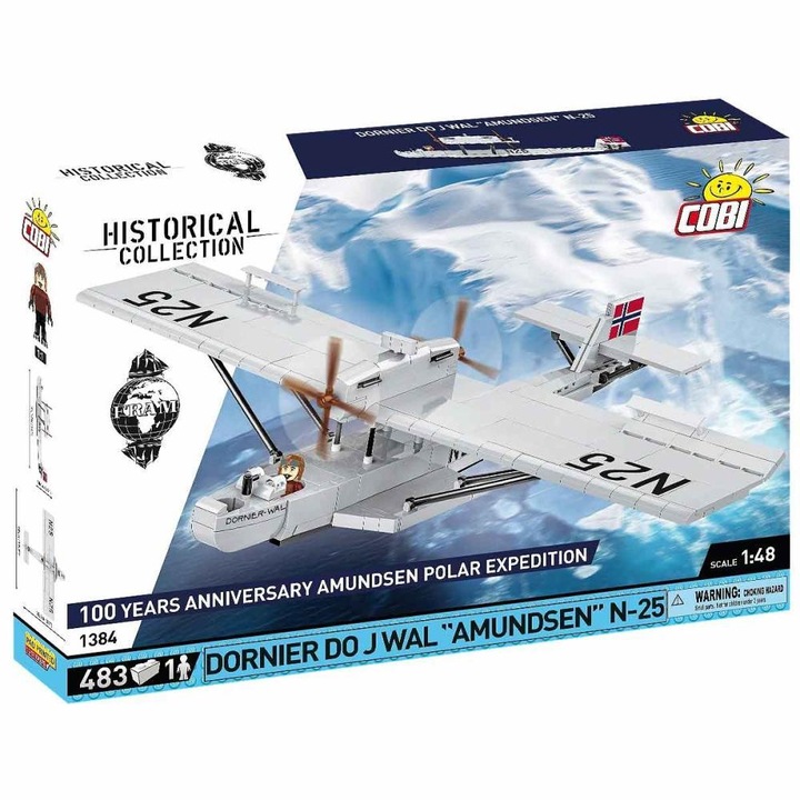 Конструктор Cobi Dornier Do J Wal Amundsen N-25, 483 части