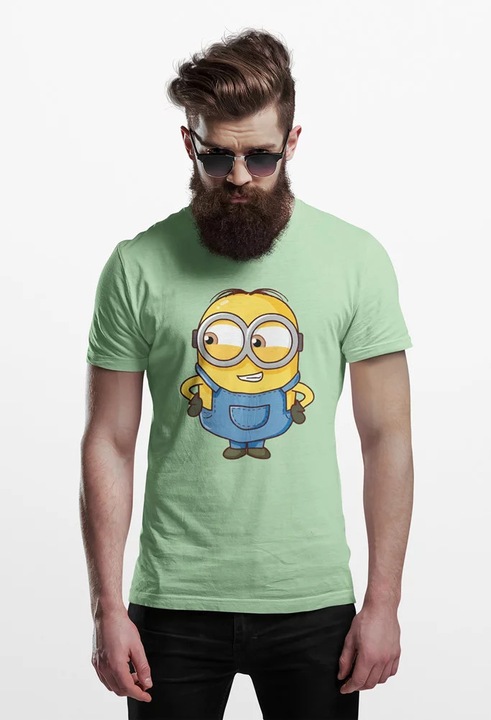Unisex polo D&B 150 EB00012 Minions mentazold, Mentazöld