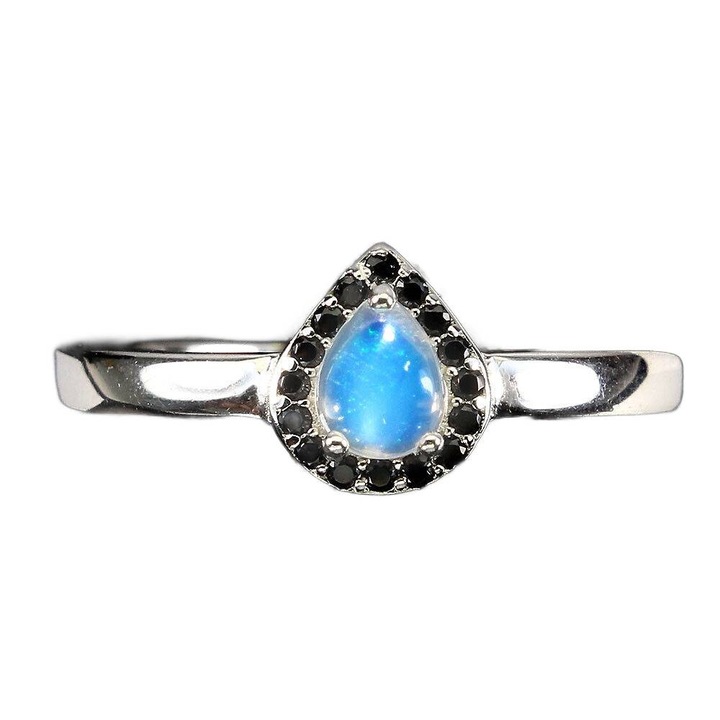 Inel dama, Songea, Argint/Opal, Multicolor, Marimea 16