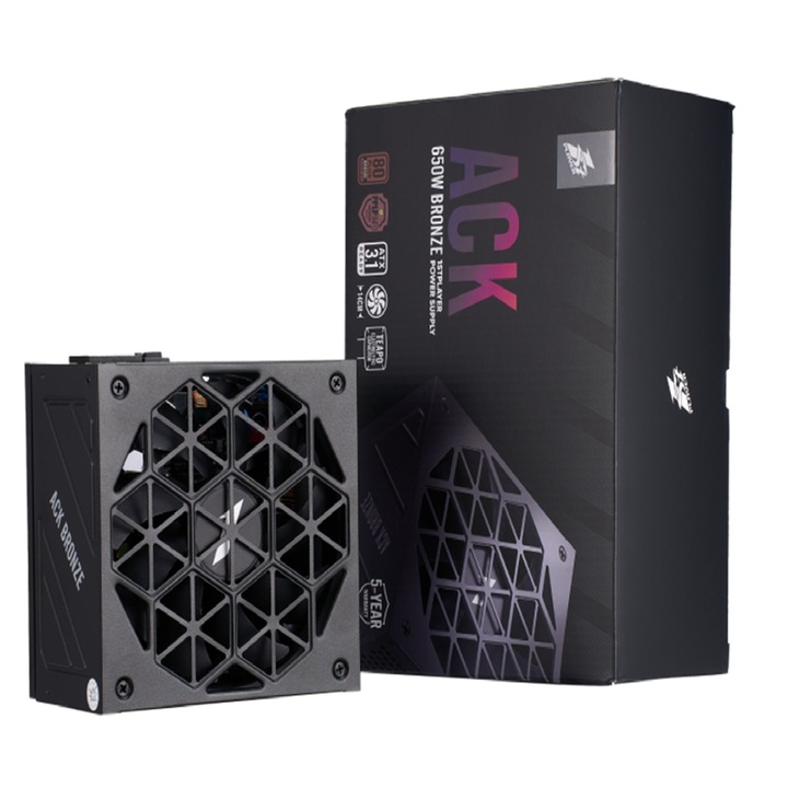 Sursa PC, 1stPlayer, 750W, 80 PLUS® Bronze, ACK, PCIe 5.1