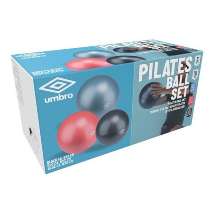 Umbro fitneszlabdák 3 darabos szett 18x22x25cm