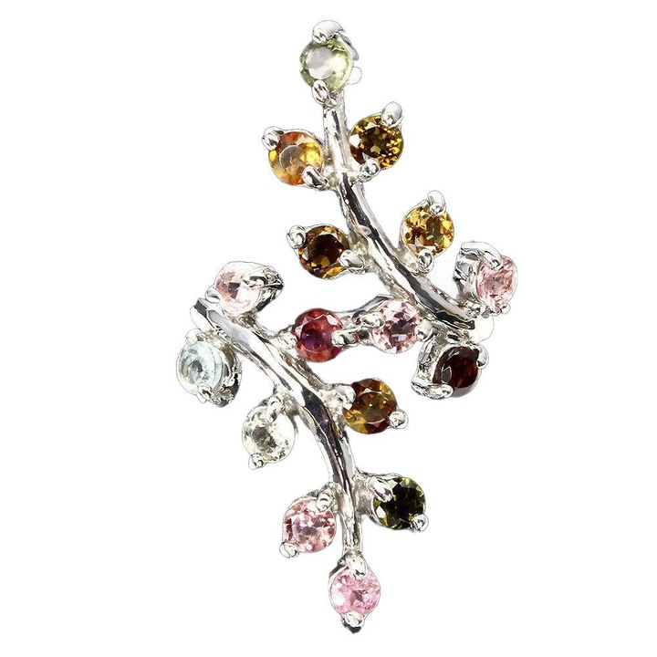 Inel dama din argint 925, Songea, turmaline naturale, 19, 40x21mm