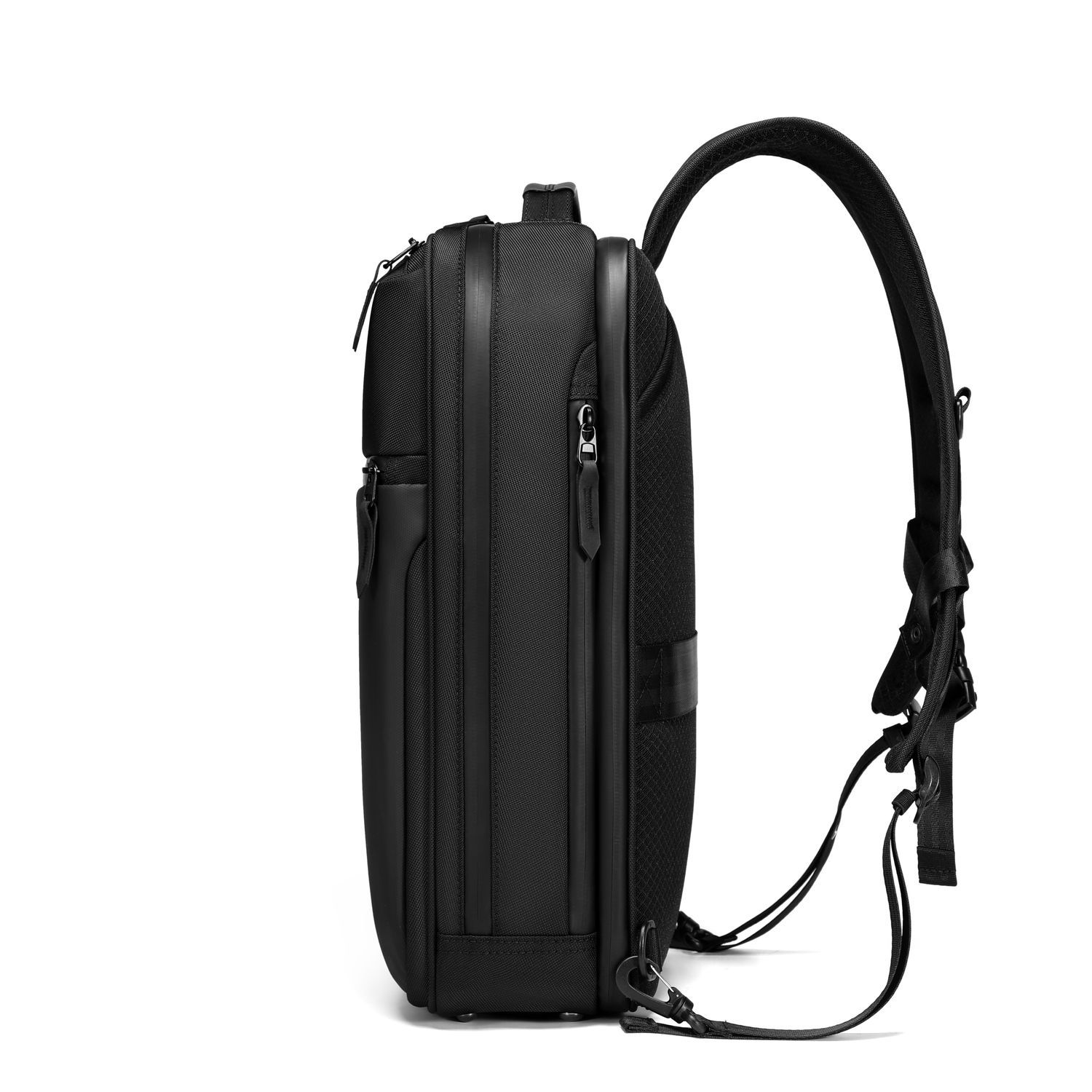 Rucsac laptop MYBALO Cole, 15,6", compartiment tableta 9", deschidere 180°, impermeabil, negru, 40x30x10cm, 12l