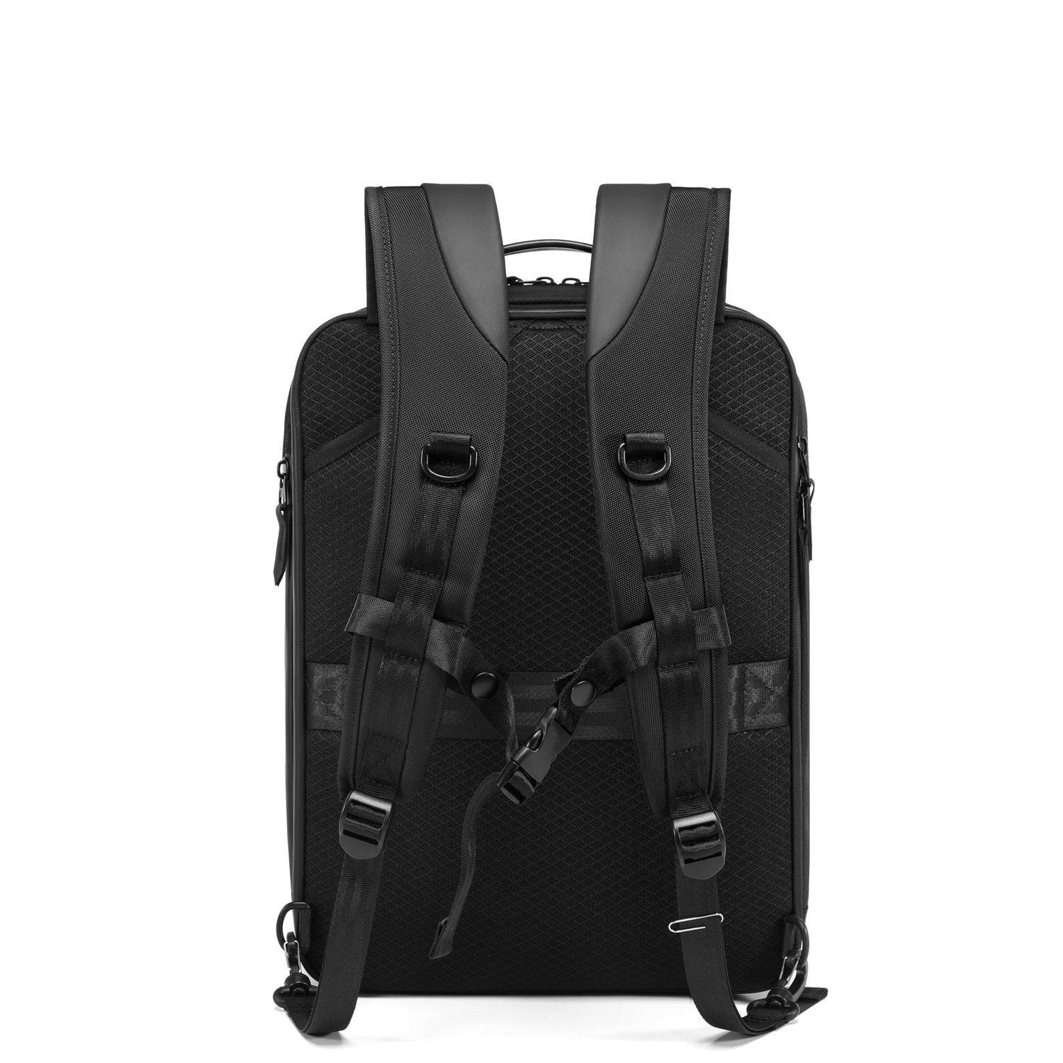 Rucsac laptop MYBALO Cole, 15,6", compartiment tableta 9", deschidere 180°, impermeabil, negru, 40x30x10cm, 12l