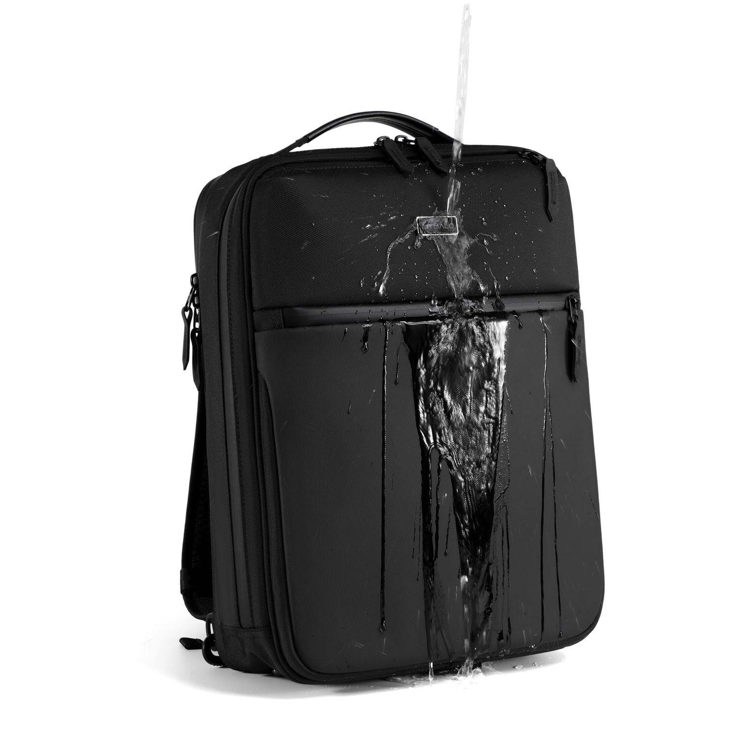 Rucsac laptop MYBALO Cole, 15,6", compartiment tableta 9", deschidere 180°, impermeabil, negru, 40x30x10cm, 12l