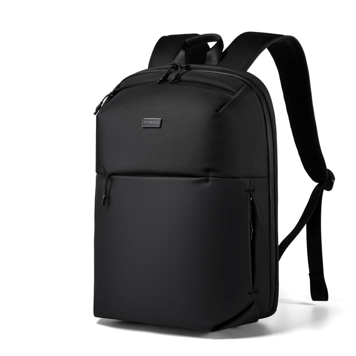 Rucsac business Spire, capacitate 21 l, compartiment laptop 15,6", compartiment tablet 9", deschidere 180°, negru, 43x30x16 cm
