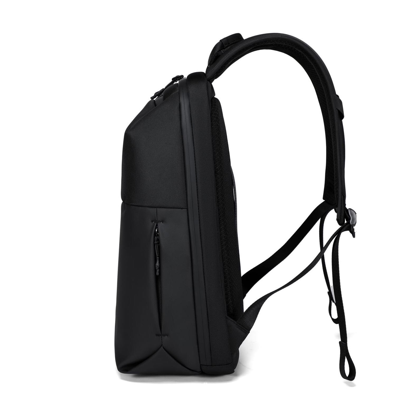 Rucsac business Spire, capacitate 21 l, compartiment laptop 15,6", compartiment tablet 9", deschidere 180°, negru, 43x30x16 cm