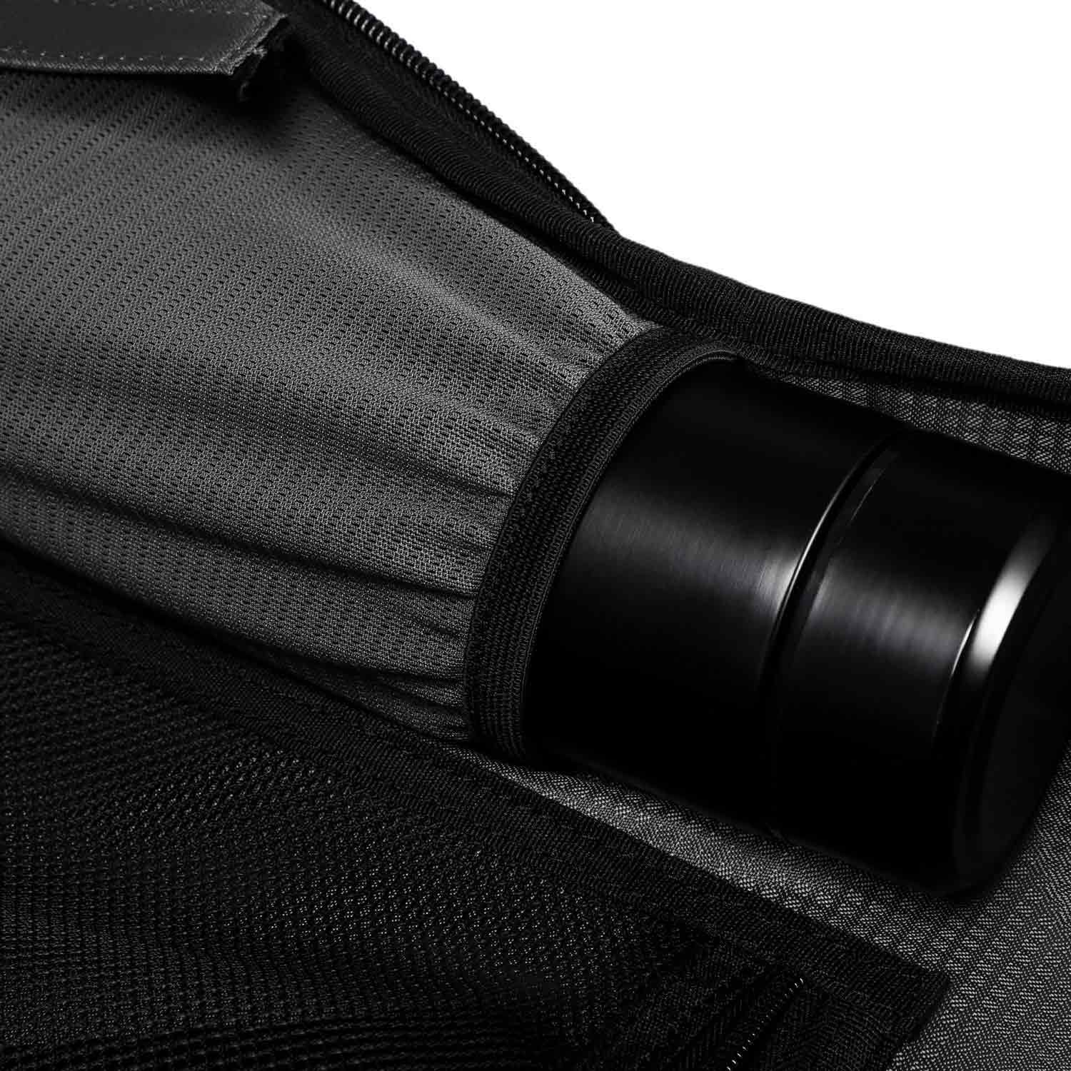 Rucsac business Spire, capacitate 21 l, compartiment laptop 15,6", compartiment tablet 9", deschidere 180°, negru, 43x30x16 cm