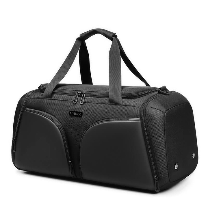 MYBALO Expanse 36L utazótáska, 52x28x25cm, vízálló, nagy kapacitású, cipőtartó rekesszel