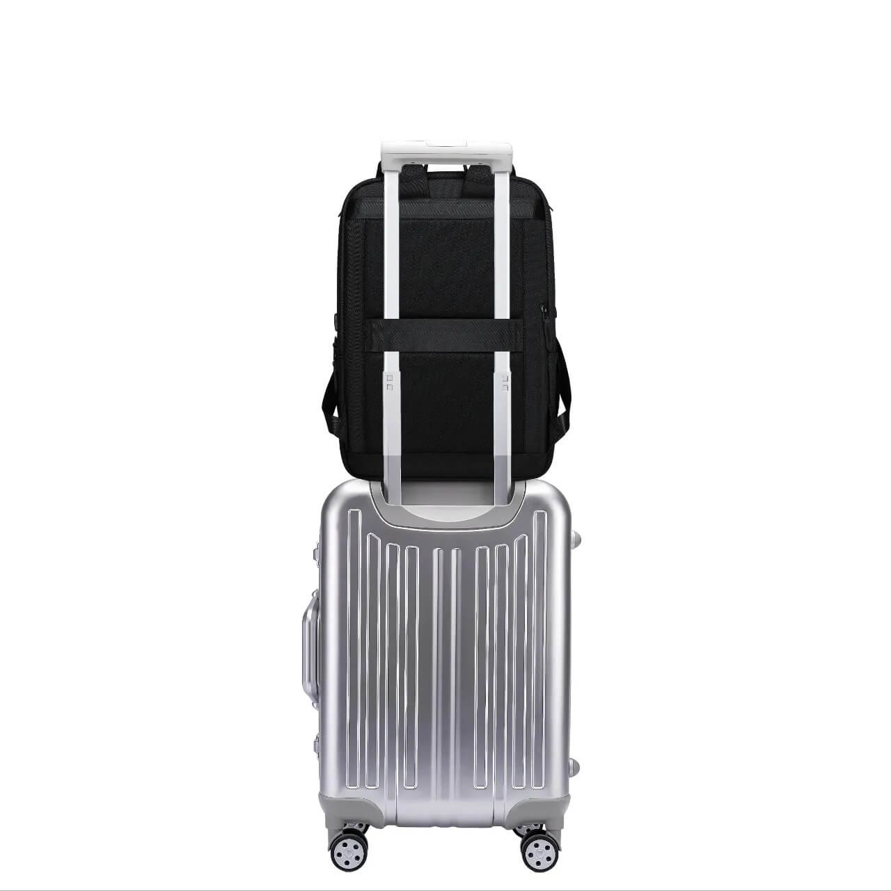 Rucsac MYBALO Citizen, impermeabil, pentru laptop 17,3", tableta 9,7", 24 l, negru, RFID protectie