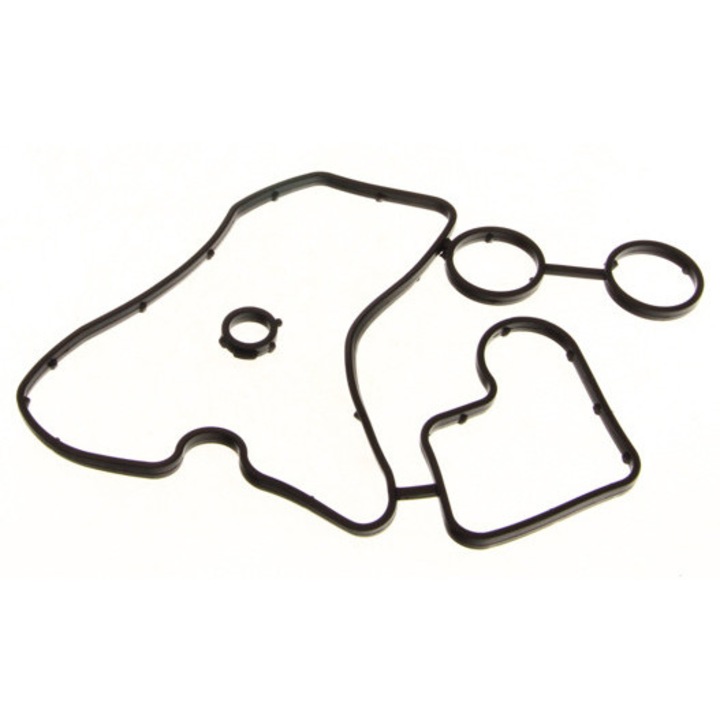 Olajhűtő tömítéskészlet, DR. ENGINE, Audi A4 2.0TFSI/2.0TDI/3.0TDI 09-, fekete