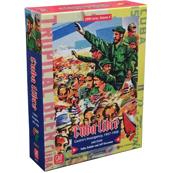 Настолна игра GMT Games, Cuba Libre, 4th Printing, COIN Vol 2, Английски, Многоцветен