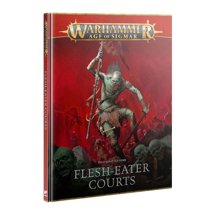 Warhammer Age of Sigmar Flesh-Eater Courts Battletome 2025 Разширение за игра Games Workshop Многоцветен английски