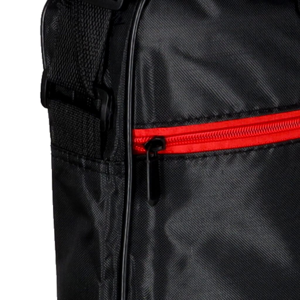 Geanta laptop 15,6", Artemis, neagra, nylon, dimensiuni 40x31x4,5cm, set cu curea reglabila