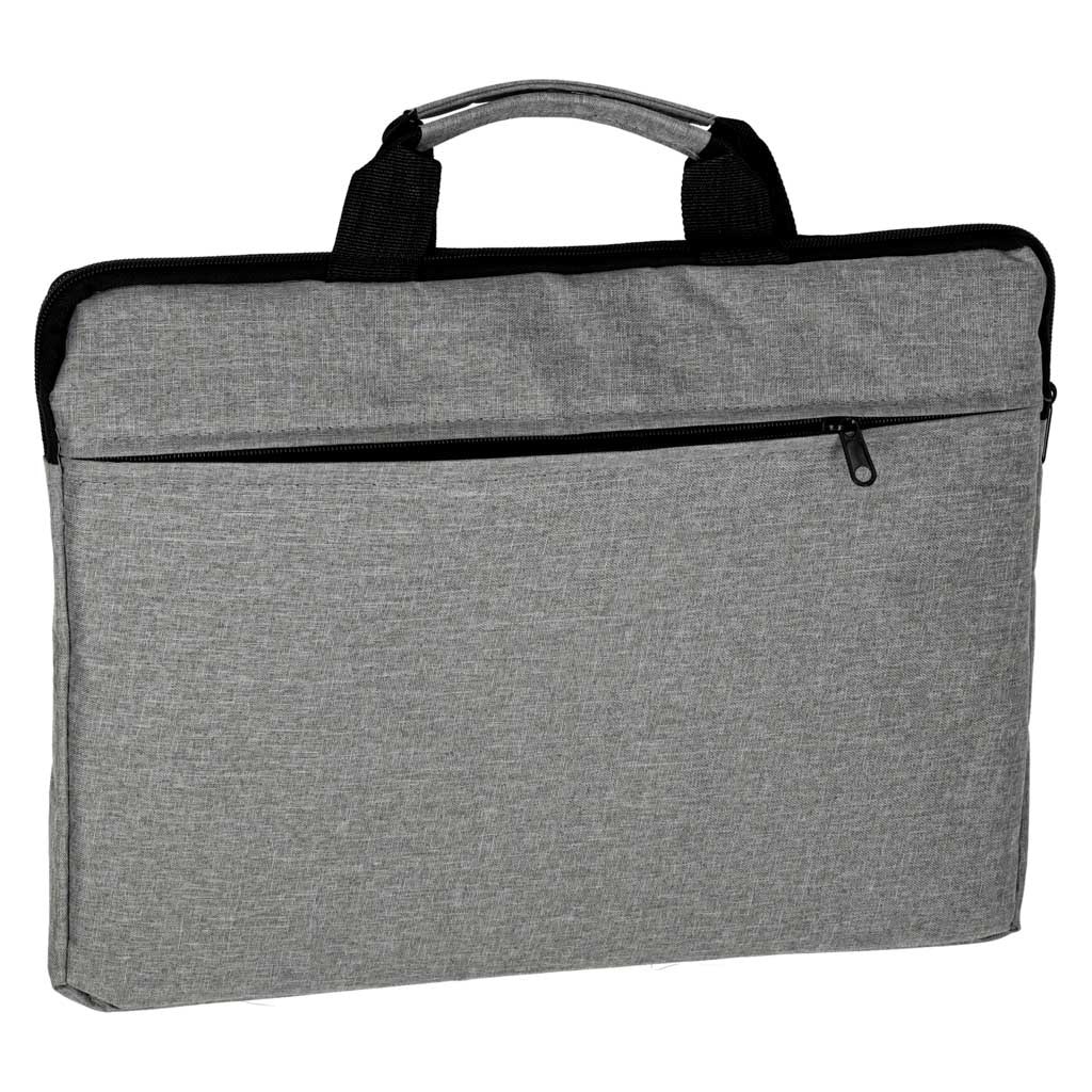 Geanta laptop 15,6", Artemis, gri, material Oxford 300D, dimensiuni 39x29x2,2cm