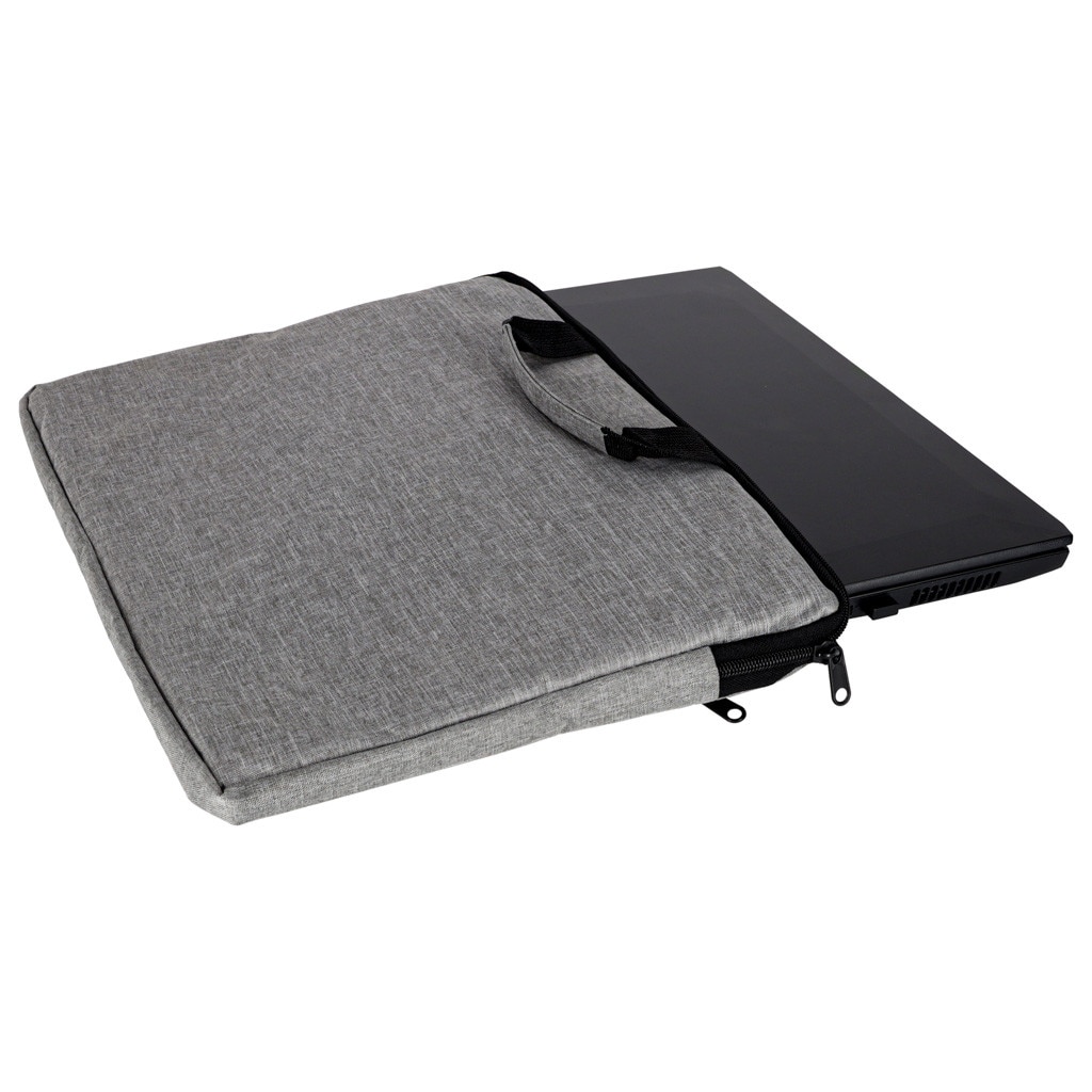 Geanta laptop 15,6", Artemis, gri, material Oxford 300D, dimensiuni 39x29x2,2cm