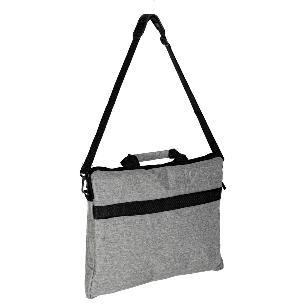 Geanta laptop Artemis 15,6", gri, material Oxford 300D, dimensiuni 40x30x2,5cm