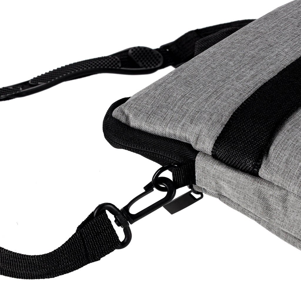 Geanta laptop Artemis 15,6", gri, material Oxford 300D, dimensiuni 40x30x2,5cm