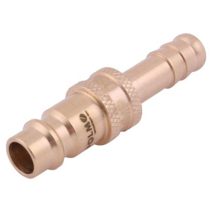 Pneumatikus gyorscsatlakozó P26 NW7.2, DN08mm, Polmo, 5 darabos készlet