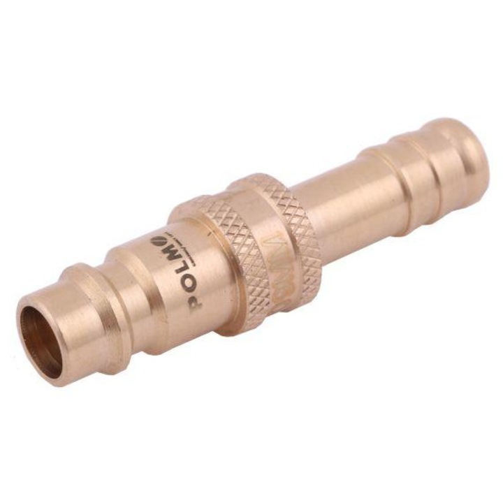 Pneumatikus gyorscsatlakozó P26 NW7.2, DN09mm, Polmo, 5 darabos készlet