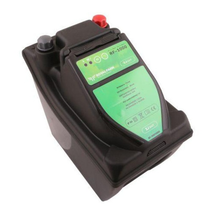 EEnergizator de retea cu baterie 1J, ROYAL FARM, functii ECO, indicator incarcare baterie, 30x15x10cm