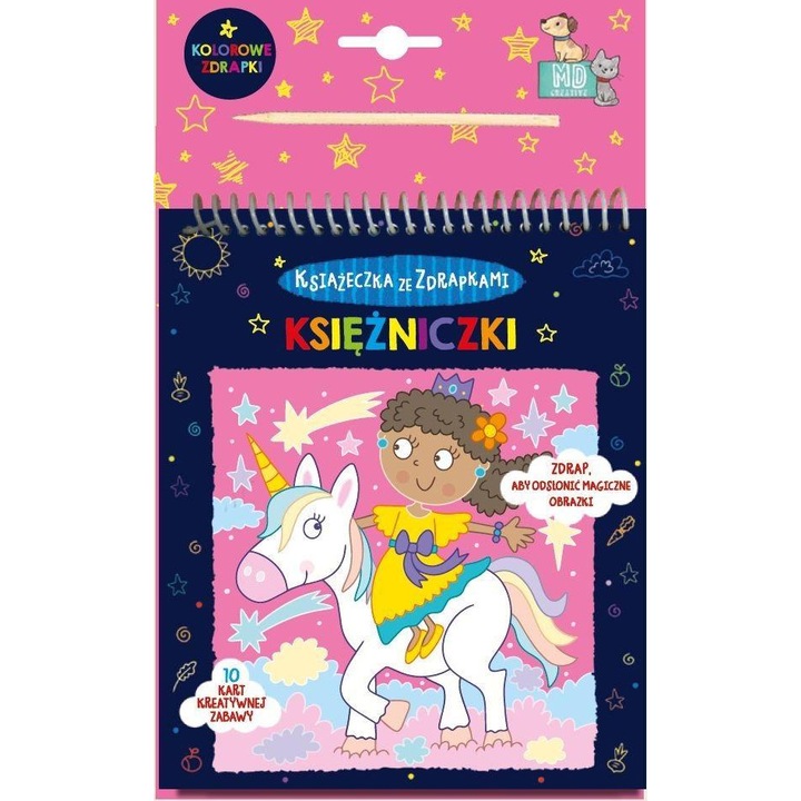 Set de carte cu ilustratii colorate, MD Creative, 20 de imagini, activitati educative, multicolor