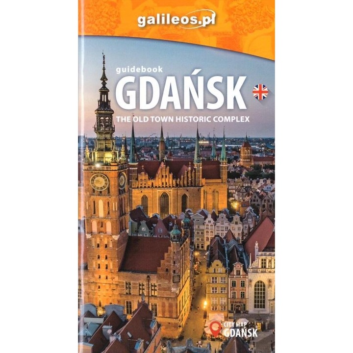 Ghid turistic, Plan, Gdansk, 2024, versiune in limba engleza
