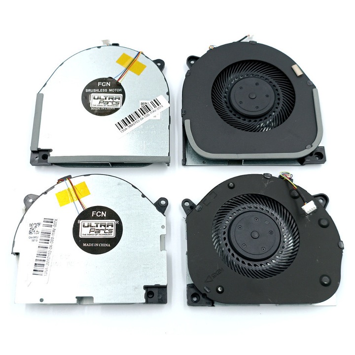 Ultra Parts ventilátor szett LENOVO LEGION Y540-15, Y540-17, Y540, Y7000 laptopokhoz, 4 tűs, 5V
