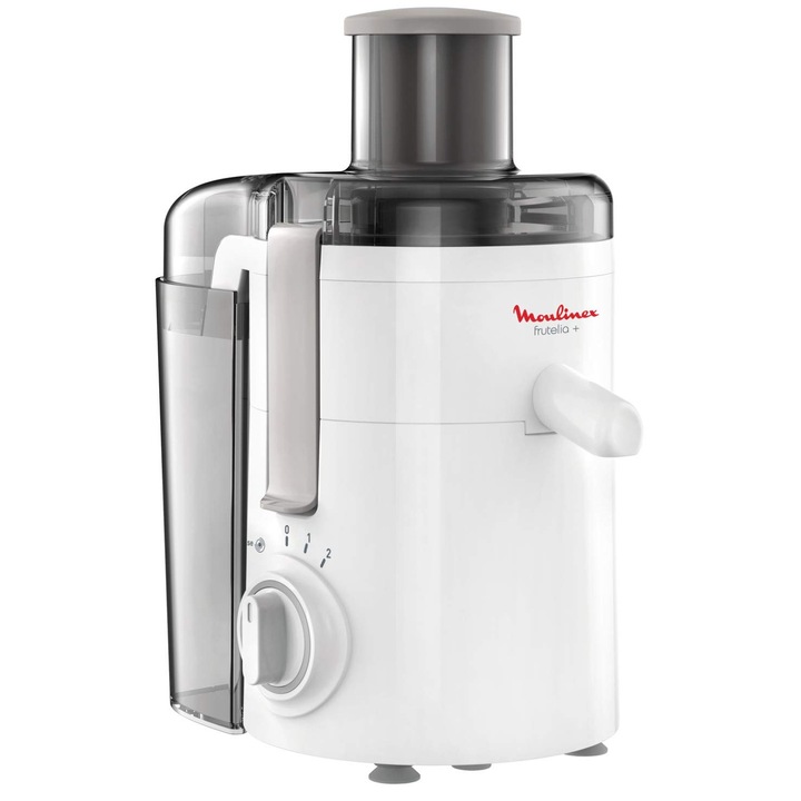 Storcator de fructe Moulinex Frutelia+, 2 viteze, gura larga, 350 W