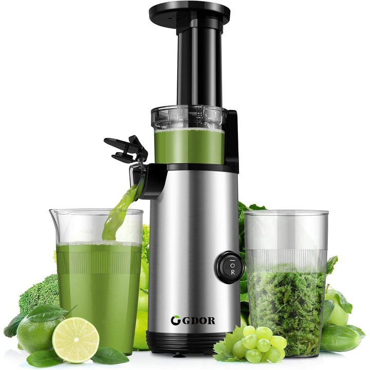 Storcator de legume si fructe Gdor, compact, metal, 600 ml, usor de curatat