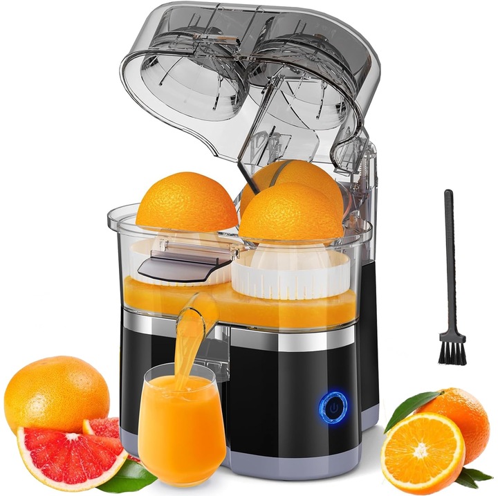 Storcator de citrice JAOGAUS, 100 W, negru, usor de curatat, cu doua capete