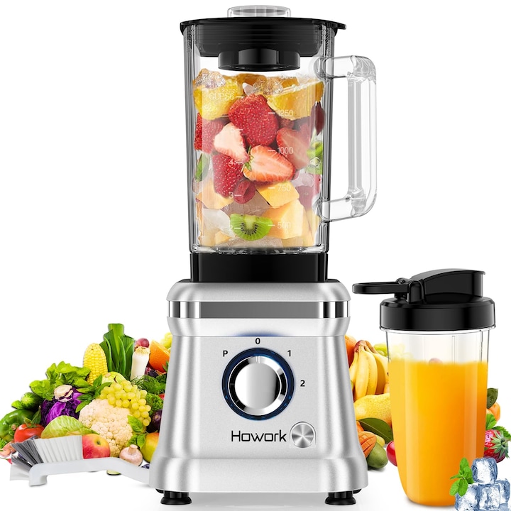 Blender WINNING STAR ST-5559 Inteligent cu Funcție de Gătit – 1.75L, cu Ulcior de Sticlă, 800W