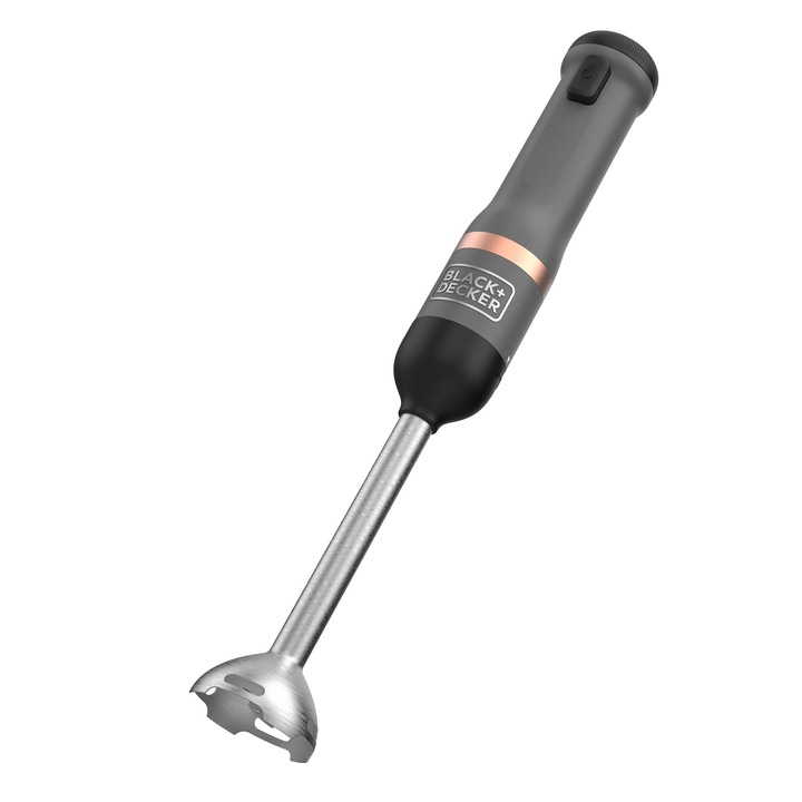 Blender manual Unold P 200, 200 W, 2 viteze, alb, 29 cm adâncime imersiune, set cu accesorii