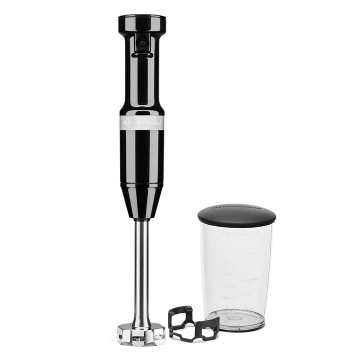 Blender de mana KitchenAid Classic, metal, negru onyx