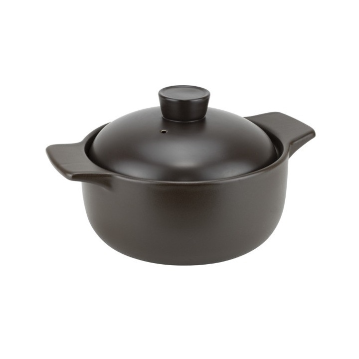 Oala din ceramica Culinaro 5,5l, culoare maro