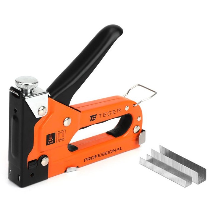 Capsator profesional pentru tapiterie, 4-14mm