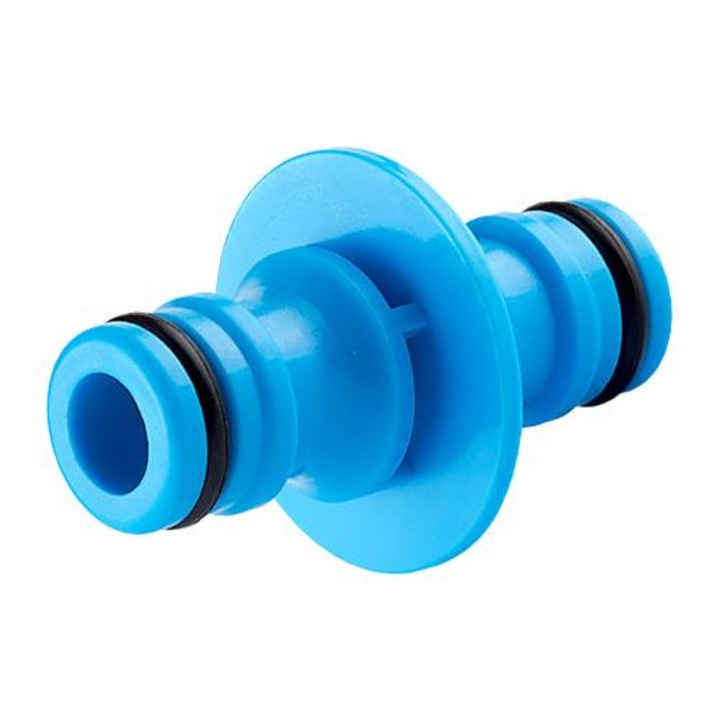 Conector pentru furtunuri, Teger, Plastic, 1/2" si 3/4"