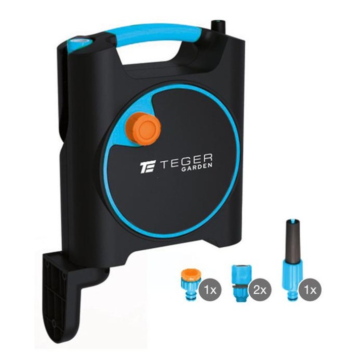 Rola de furtun, Teger, 10 m, Negru