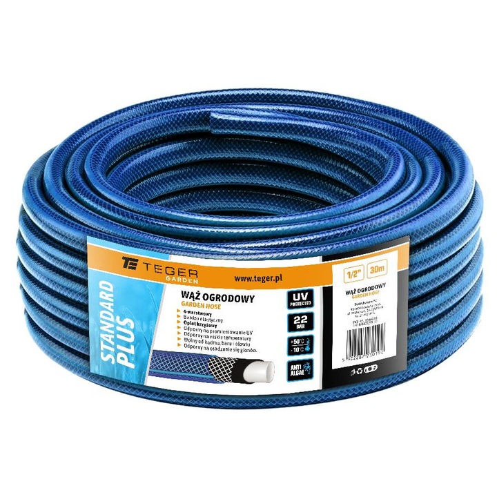 Teger locsolótömlő, 30m, FI 1/2"