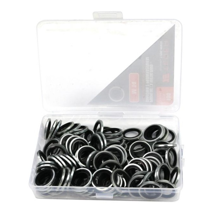 Saiba metal-guma M14 Teger, set 100 bucati