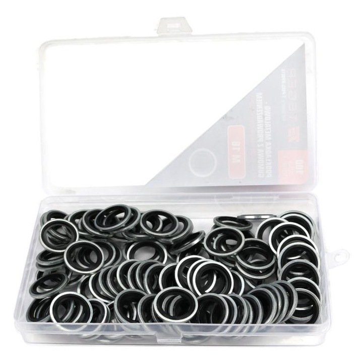 Saiba metal-cauciuc M18 Teger, set 100 bucati