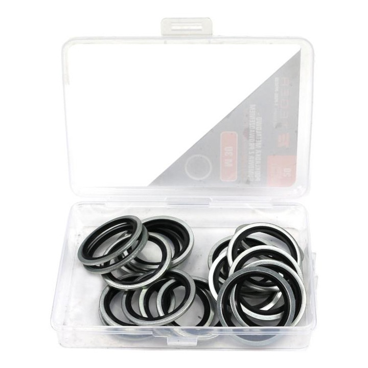 Saiba metalica cu guma M30 Teger, set de 20 bucati