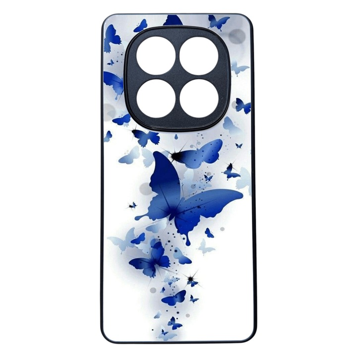 Husa TPU compatibila cu Xiaomi Redmi Note 14 Pro Plus, Butterfly2 Design